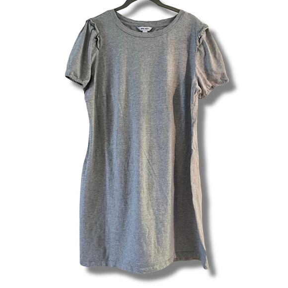 Nine West 100% Cotton Gray Dress Size XL - Picture 6 of 6